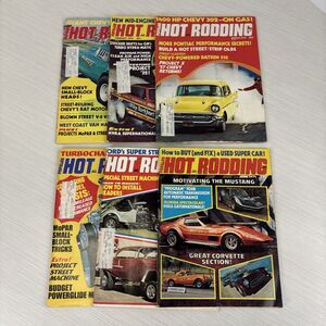 POPULAR HOT RODDING  MAGAZINE 1974 LOT OF 6